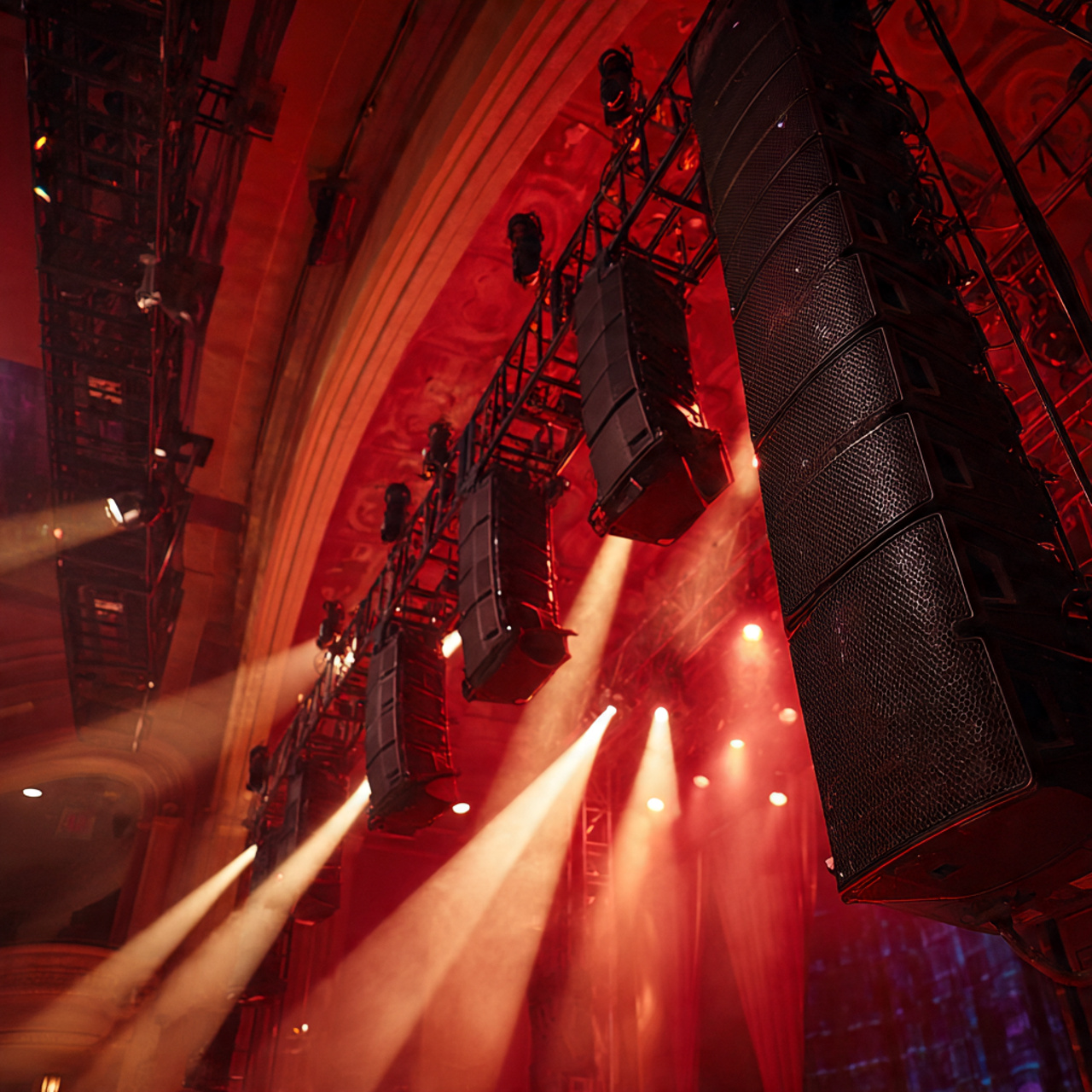 PA systems and audio equipment